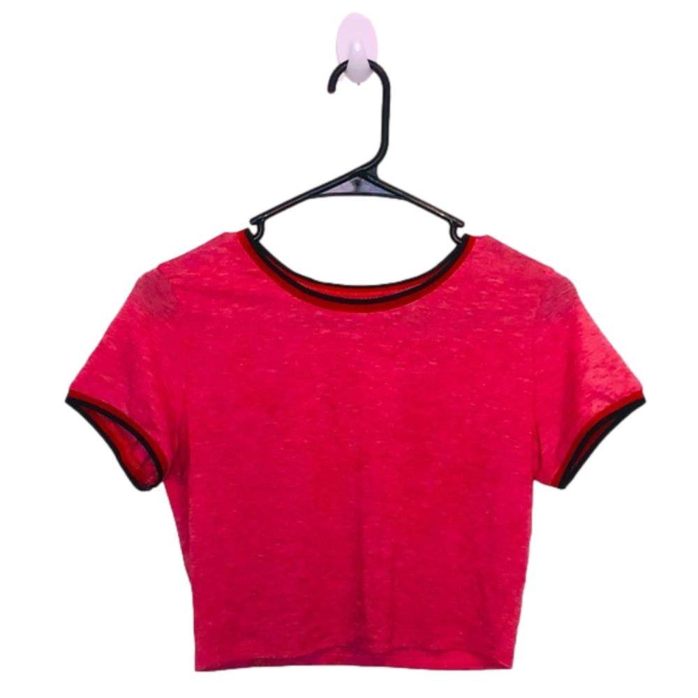 AMAZON Pink Cropped Pajama Set